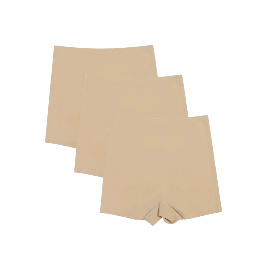 Kit 3 Calcinhas Shapewear Shorts Segunda pele - sem Costura