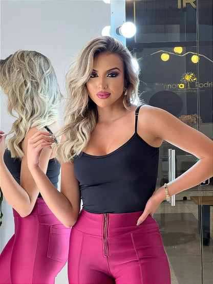 BLUSA RELATA  COM SUTIÃ EMBUTIDO (COMSRE 1 LEVE 3)