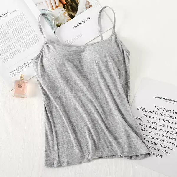 BLUSA RELATA  COM SUTIÃ EMBUTIDO (COMSRE 1 LEVE 3)