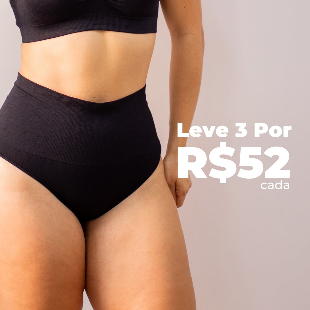 Kit 3 Calcinhas Shapewearas Sêssego - Modelo Fio