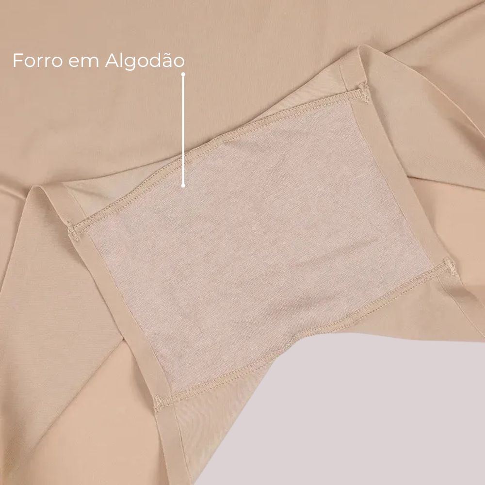 Kit 3 Calcinhas Shapewear Shorts Segunda pele - sem Costura