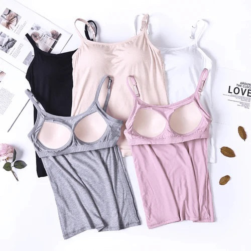 BLUSA RELATA  COM SUTIÃ EMBUTIDO (COMSRE 1 LEVE 3)