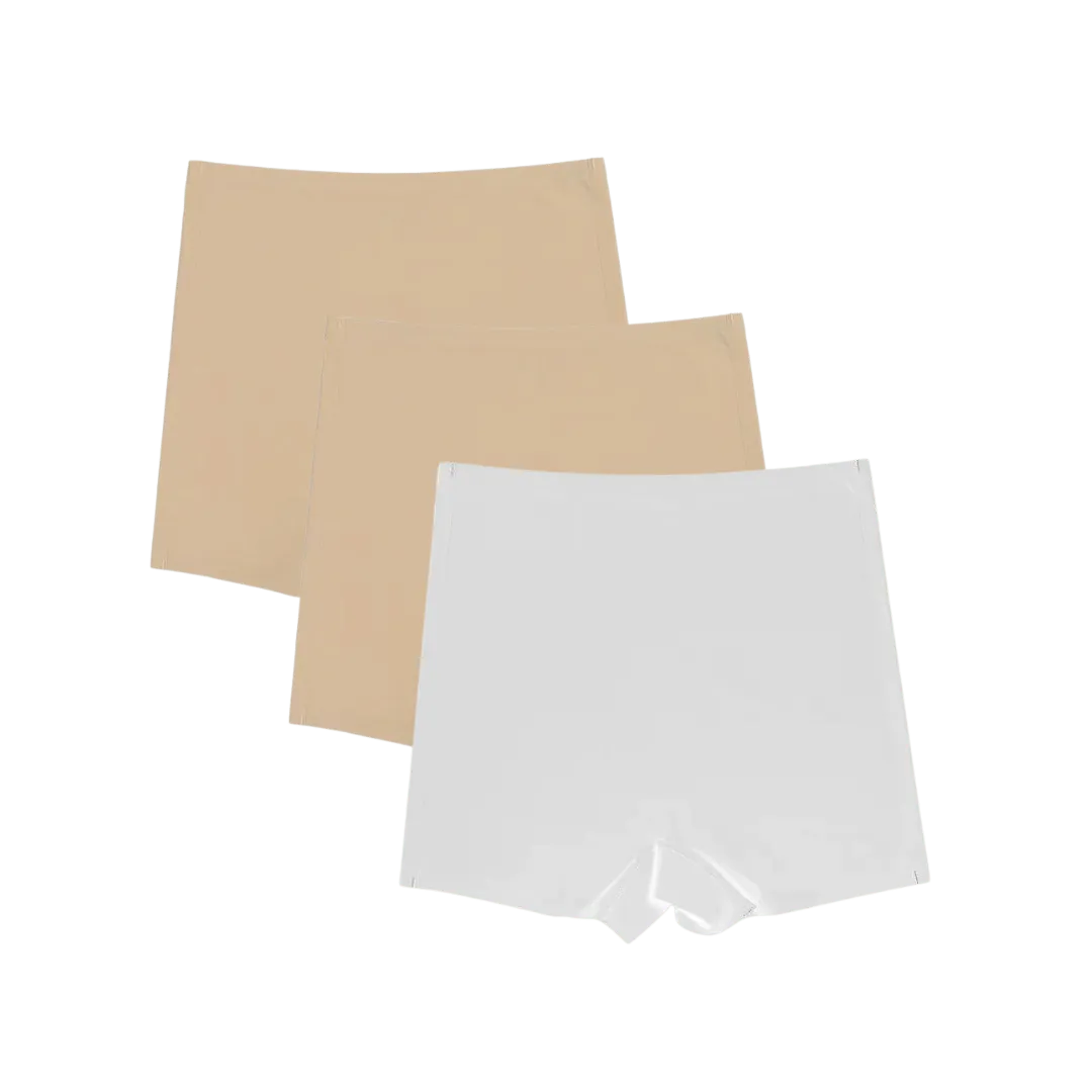 Kit 3 Calcinhas Shapewear Shorts Segunda pele - sem Costura