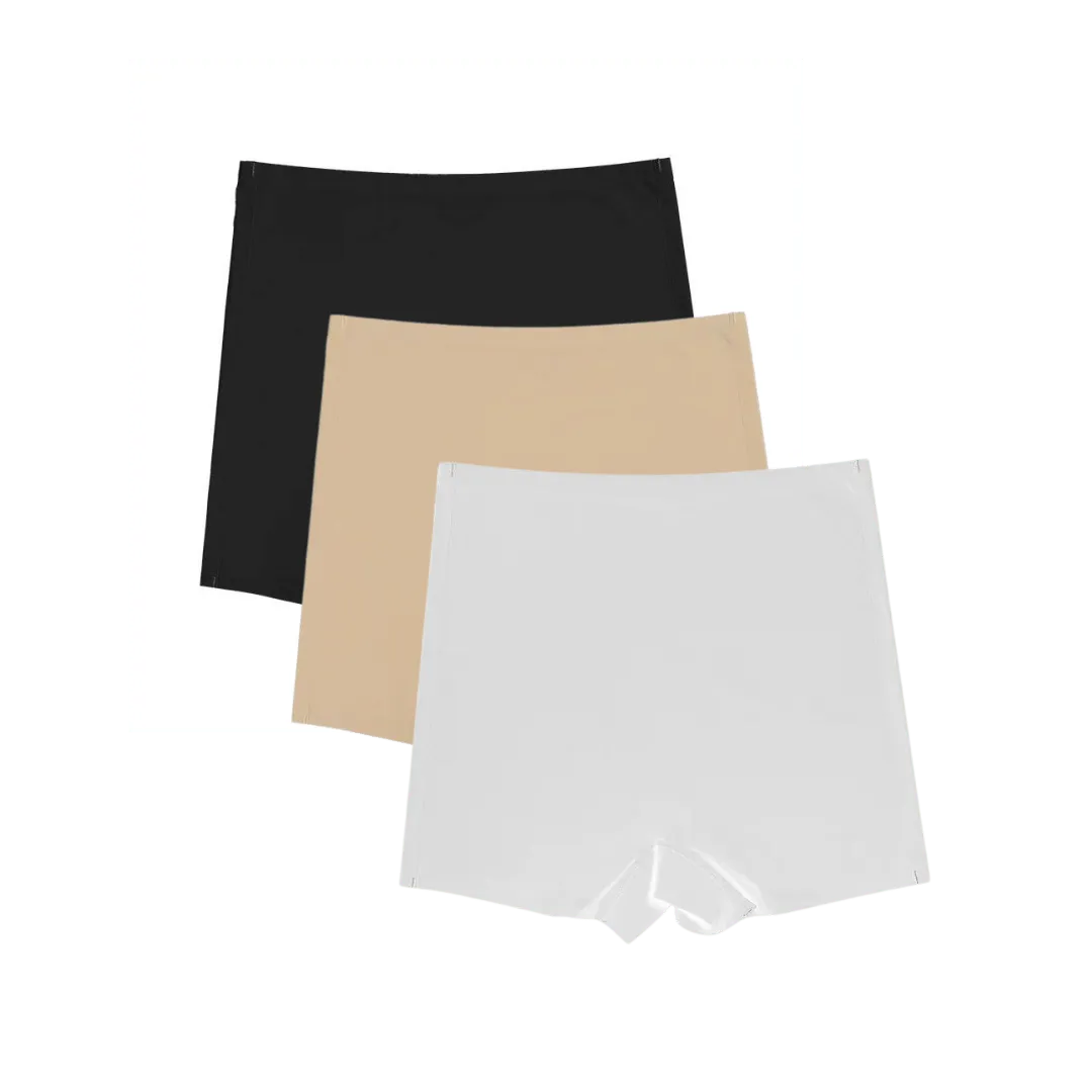 Kit 3 Calcinhas Shapewear Shorts Segunda pele - sem Costura