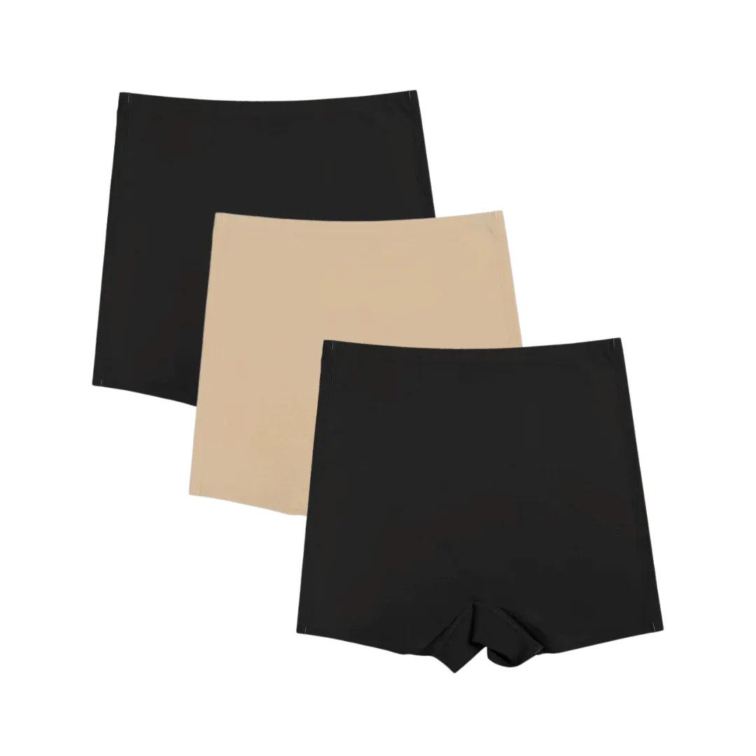 Kit 3 Calcinhas Shapewear Shorts Segunda pele - sem Costura