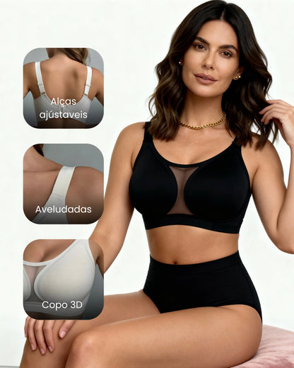 Sutiã Charmy Slus Size - Sustentação sem Aros