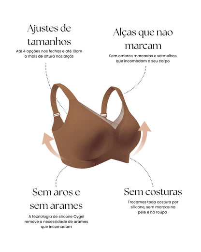 Sutiã Elegance Slus Size - Sofisticação sem Aros