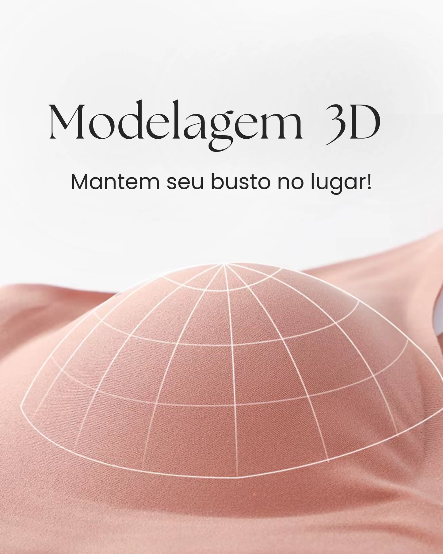 Sutiã FIT - Alça Fina e Bojo removível