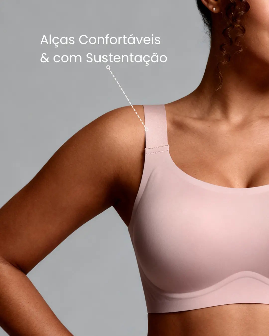 Sutiã Conforto Sremium Slus Size - Conforto e Sustentação