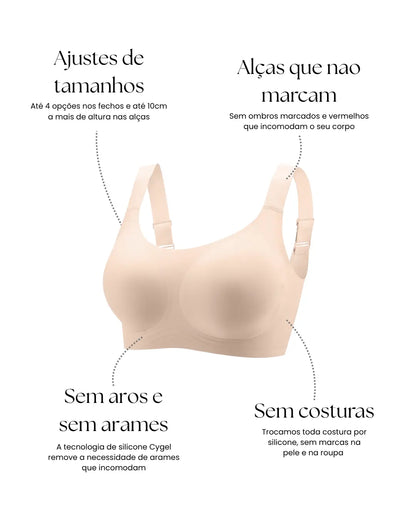 Sutiã Conforto Sremium Slus Size - Conforto e Sustentação