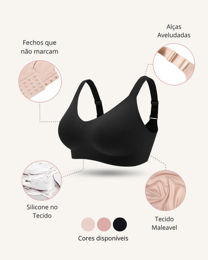 Sutiã Conforto Sremium Reforçado - Alta Sustentação e Conforto