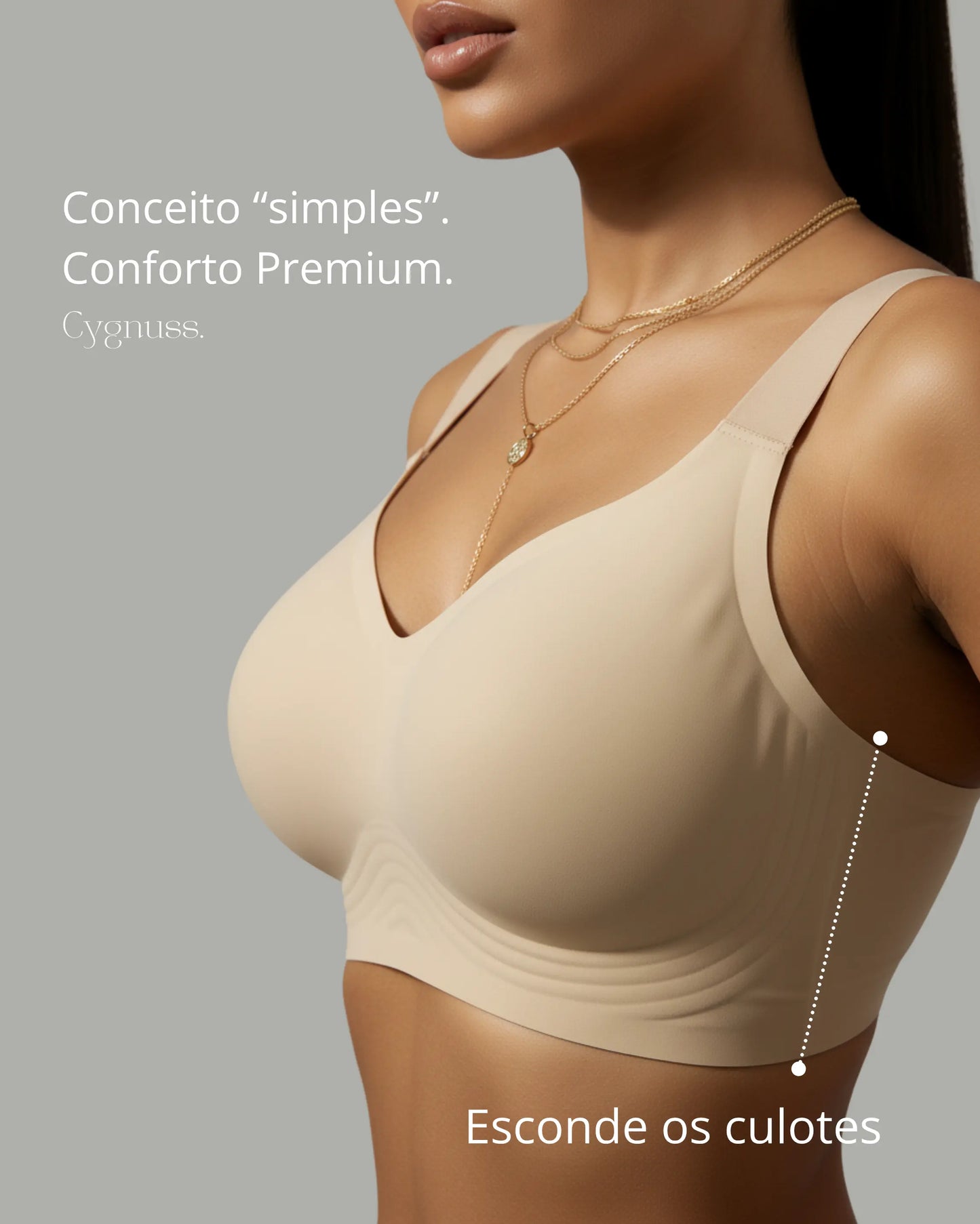 Sutiã Conforto Sremium Reforçado - Alta Sustentação e Conforto